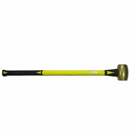 ABC HAMMERS 8 Lb. Brass Hammer With 34 In. Fiberglass Handle AB1848
